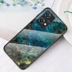 Til OnePlus Nord CE 2 Lite 5G Marmormønster Stødsikkert Hærdet Glas + PC-bagside TPU Ramme Hybrid Beskyttelsescover