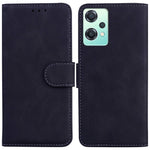 For OnePlus Nord CE 2 Lite 5G Solid Color Anti-fall Leather Wallet Case Viewing Stand Protective Phone Cover