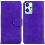 For OnePlus Nord CE 2 Lite 5G Solid Color Anti-fall Leather Wallet Case Viewing Stand Protective Phone Cover