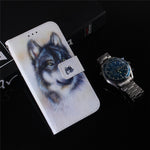 For OnePlus Nord CE 2 Lite 5G PU Leather Book Case Anti-drop Pattern Printing Wallet Stand Magnetic Cover with Strap