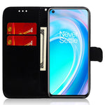 OnePlus Nord CE 2 Lite 5G Bländande Blommönster mobilskal Stoppsäkert PU-läder Stativ Plånboksfodral