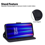 Geometry Pattern Imprinted Phone Case for OnePlus Nord 2T 5G, PU Leather TPU Stand Wallet All-round Protection Cover with Strap