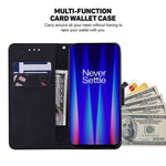 Geometry Pattern Imprinted Phone Case for OnePlus Nord 2T 5G, PU Leather TPU Stand Wallet All-round Protection Cover with Strap