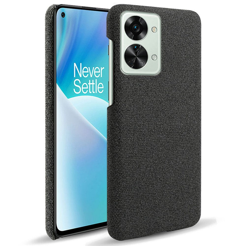 OnePlus Nord 2T 5G Halkfritt mobilskal Enfärgat Tygfodral Smalt Heltäckande Skyddande Mobilskal