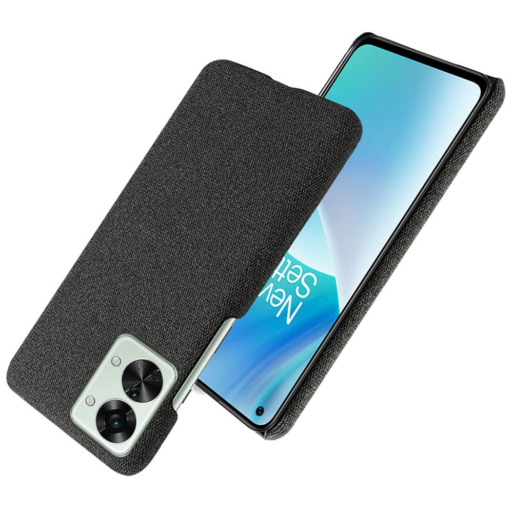 OnePlus Nord 2T 5G Halkfritt mobilskal Enfärgat Tygfodral Smalt Heltäckande Skyddande Mobilskal
