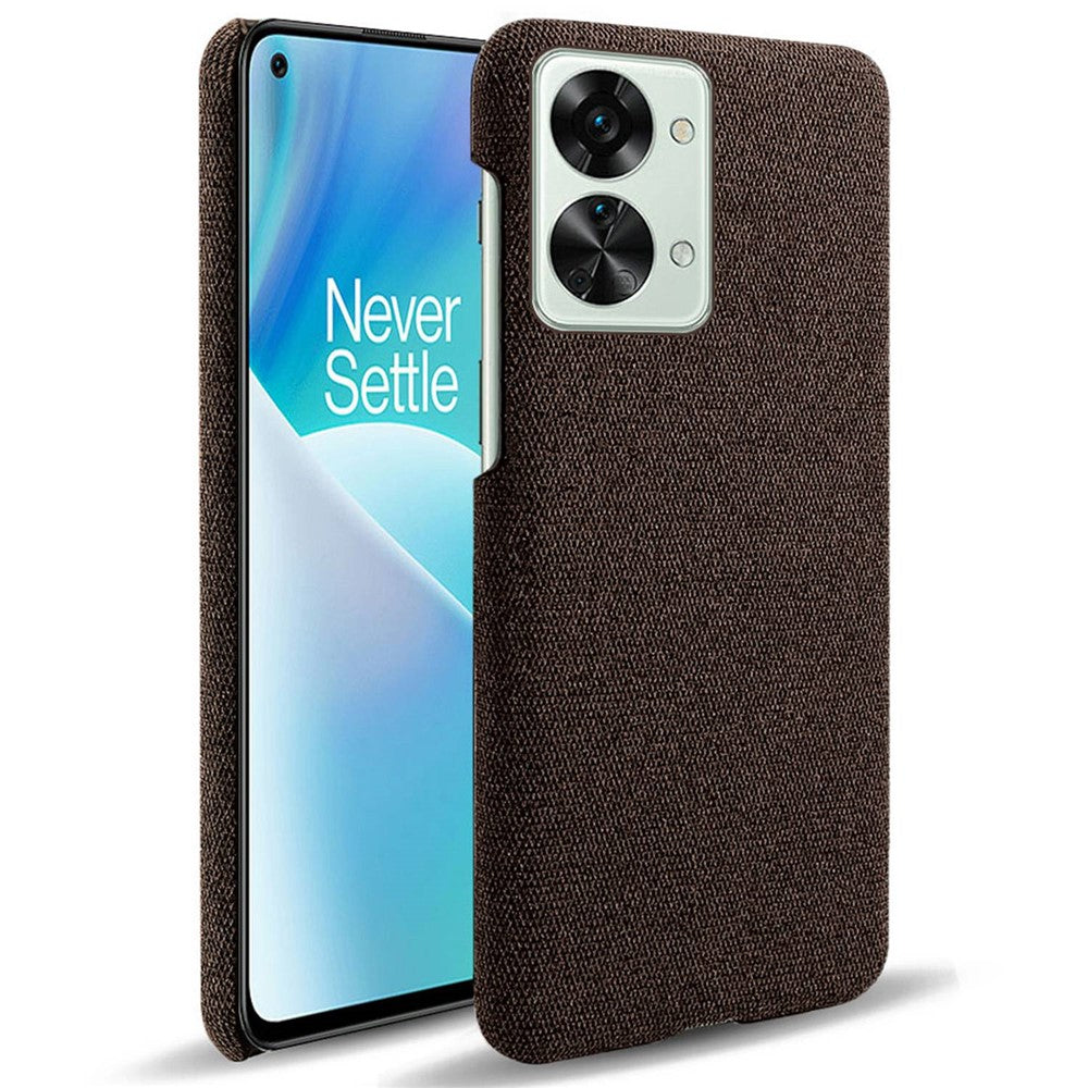 OnePlus Nord 2T 5G Halkfritt mobilskal Enfärgat Tygfodral Smalt Heltäckande Skyddande Mobilskal