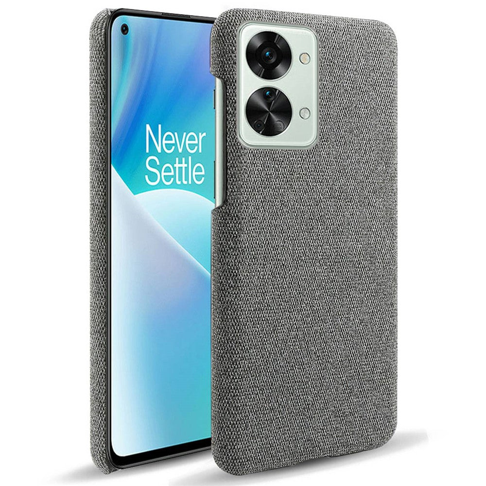OnePlus Nord 2T 5G Halkfritt mobilskal Enfärgat Tygfodral Smalt Heltäckande Skyddande Mobilskal