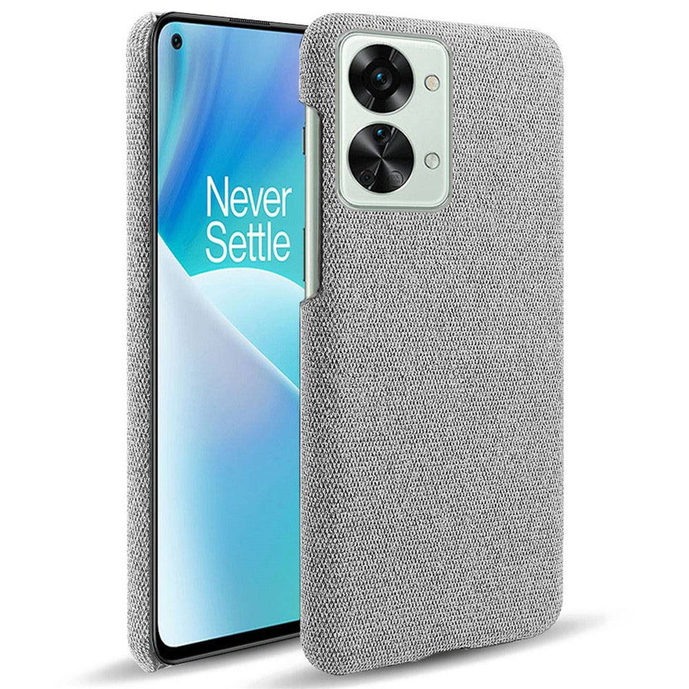 OnePlus Nord 2T 5G Halkfritt mobilskal Enfärgat Tygfodral Smalt Heltäckande Skyddande Mobilskal