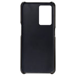 For OnePlus Nord 2T 5G Lightweight Phone Case Calf Textured PU Leather Coating Anti-scratch Hard PC Protective Cover