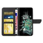 OnePlus 10T 5G / Ace Pro 5G Skin-touch magnetiskt läderfodral med folio- och flipdesign, fjärilsblommor, prägling, stativ, plånboksfodral och axelrem