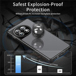 Metal Frame Case for OnePlus 11 5G Tempered Glass Phone Case Full Protection with Lock