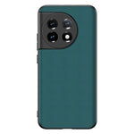 For OnePlus 11 5G Drop-proof Back Cover Ultra-thin PU Leather Coated PC Phone Case