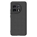 For OnePlus 11 5G Drop-proof Back Cover Ultra-thin PU Leather Coated PC Phone Case