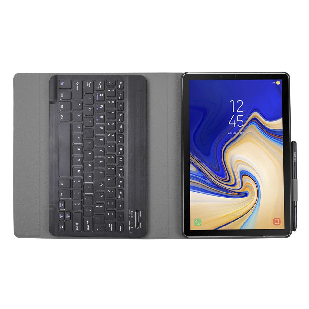 Detachable Bluetooth-compatible Keyboard PU Leather Protection Cover Case for Samsung Galaxy Tab A 10.5 (2018) T590 T595