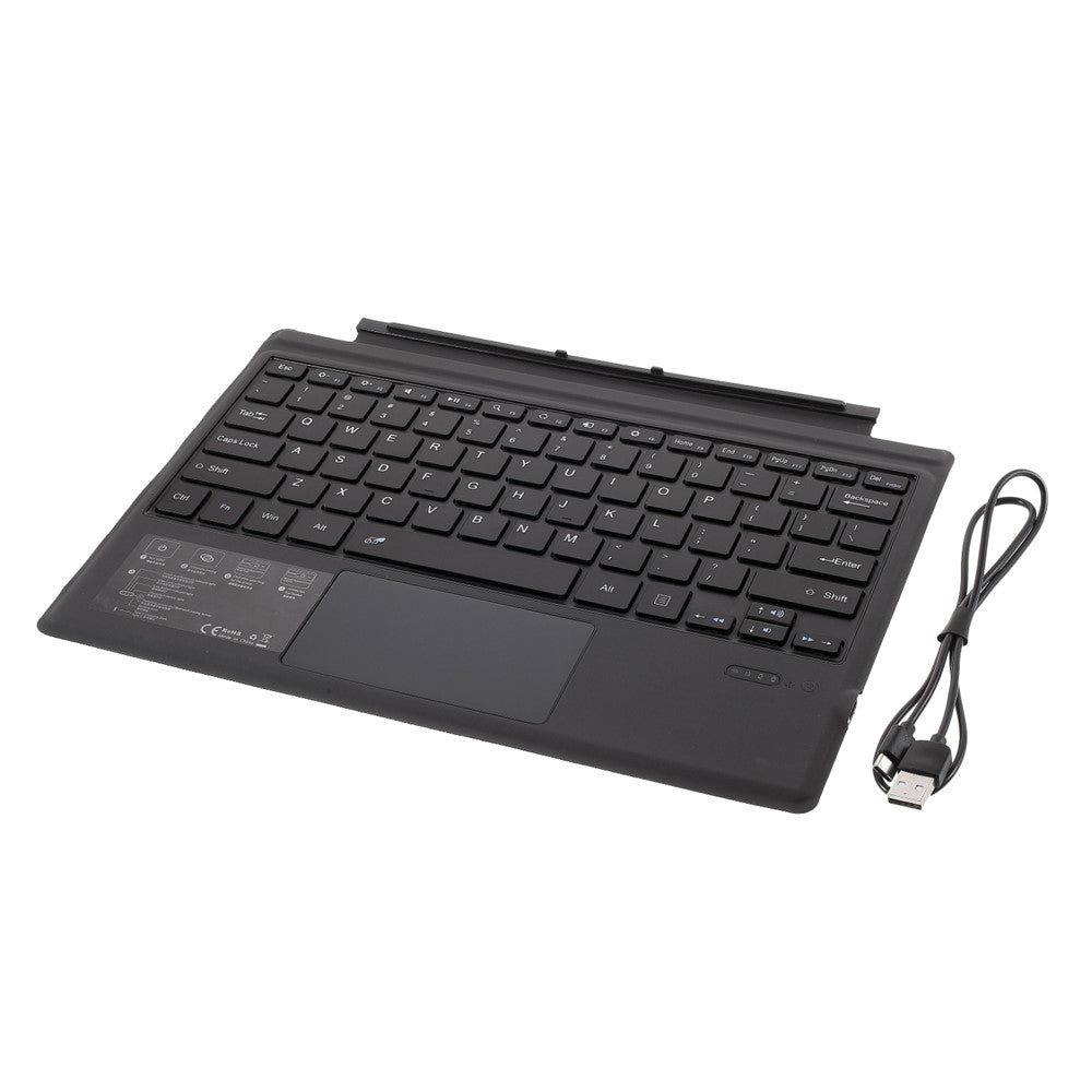 Keyboard Case for Microsoft Surface Pro 7 / 6 / 5 / 4 / 3 Magnetic PU Leather Cover Bluetooth-compatible Keyboard with Touchpad