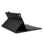 Aftageligt smart Bluetooth-kompatibelt tastatur og læderstativetui til Samsung Galaxy Tab S5e SM-T720 / SM-T725