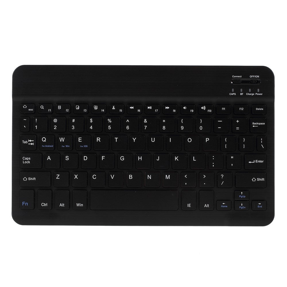 Aftageligt smart Bluetooth-kompatibelt tastatur og læderstativetui til Samsung Galaxy Tab S5e SM-T720 / SM-T725