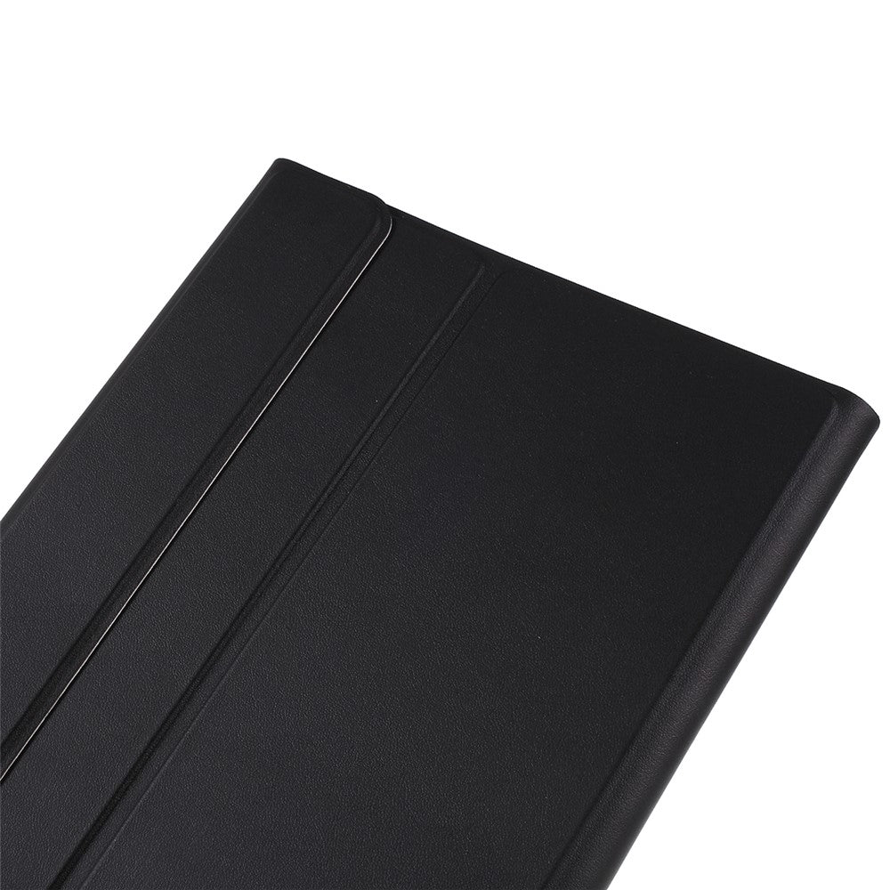 Aftageligt smart Bluetooth-kompatibelt tastatur og læderstativetui til Samsung Galaxy Tab S5e SM-T720 / SM-T725