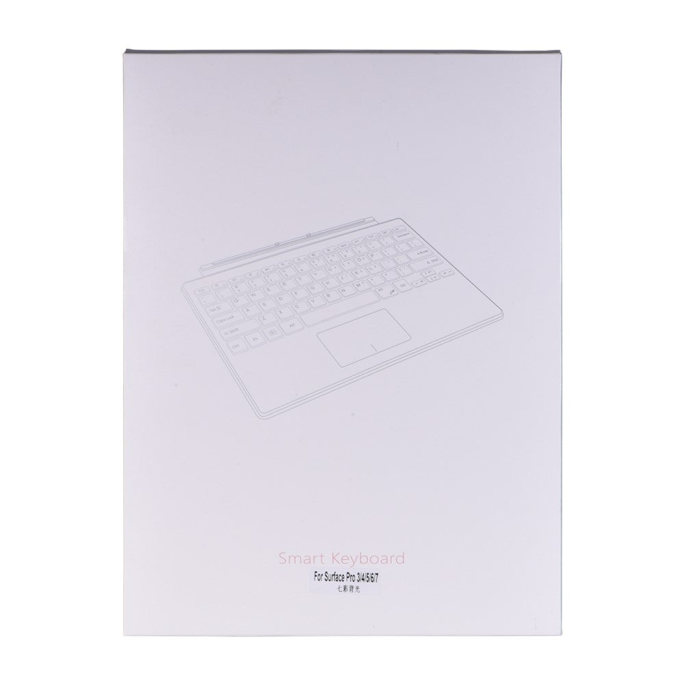 SF-1089D Microfiber Leather Magnetic Wireless Bluetooth-compatible Keyboard for Microsoft Surface Pro 6/5/4/3