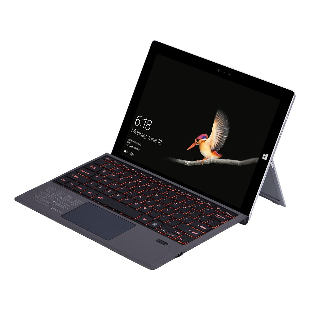 SF-1089D Microfiber Leather Magnetic Wireless Bluetooth-compatible Keyboard for Microsoft Surface Pro 6/5/4/3