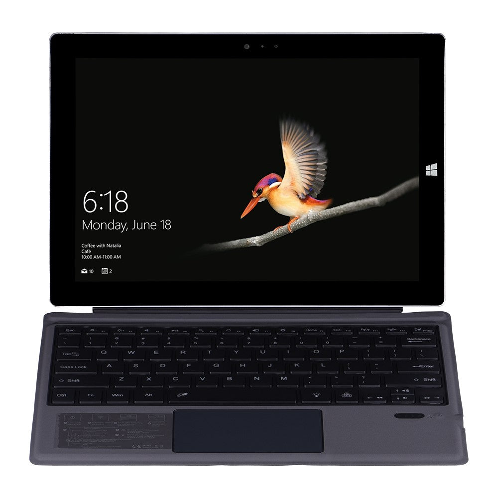 SF-1089D Microfiber Leather Magnetic Wireless Bluetooth-compatible Keyboard for Microsoft Surface Pro 6/5/4/3