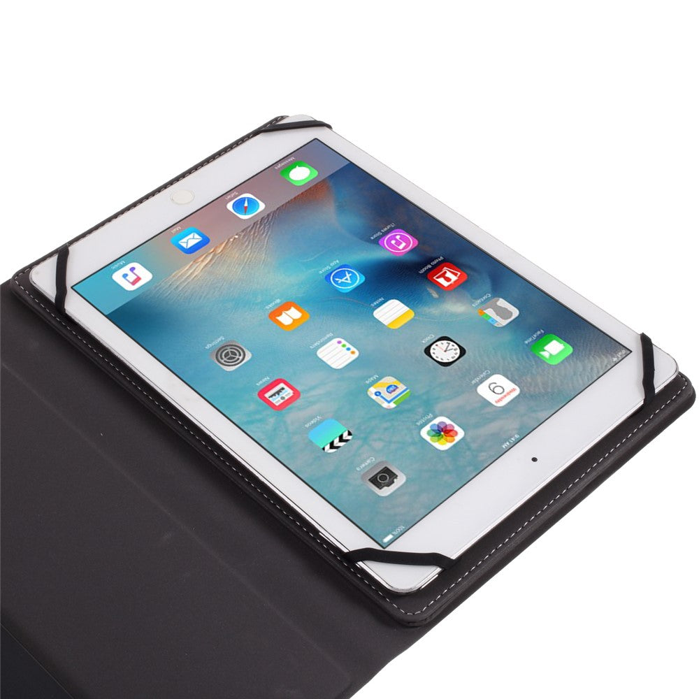 9.7-10 Inch Universal Removable Bluetooth-compatible Keyboard PU Leather Tablet Case (TH10-C) for Android iOS System