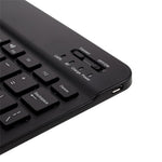 9.7-10 Inch Universal Removable Bluetooth-compatible Keyboard PU Leather Tablet Case (TH10-C) for Android iOS System