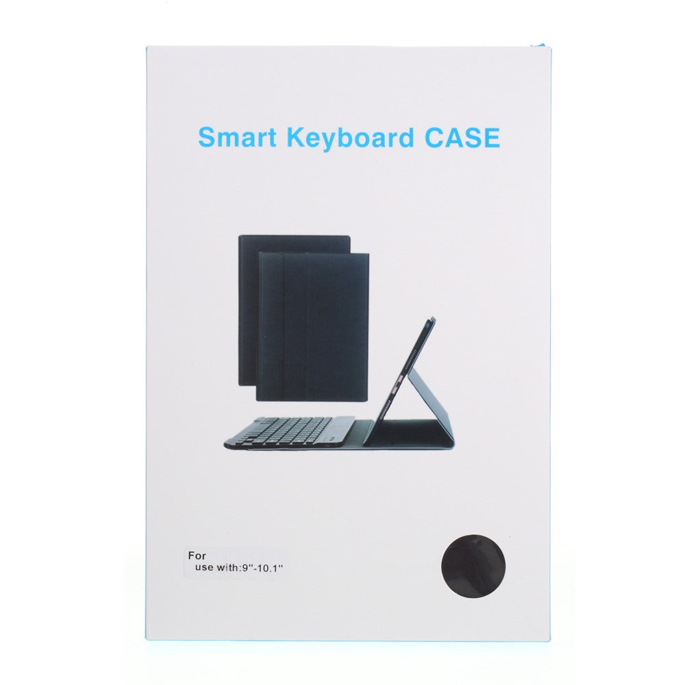 9.7-10 Inch Universal Removable Bluetooth-compatible Keyboard PU Leather Tablet Case (TH10-C) for Android iOS System