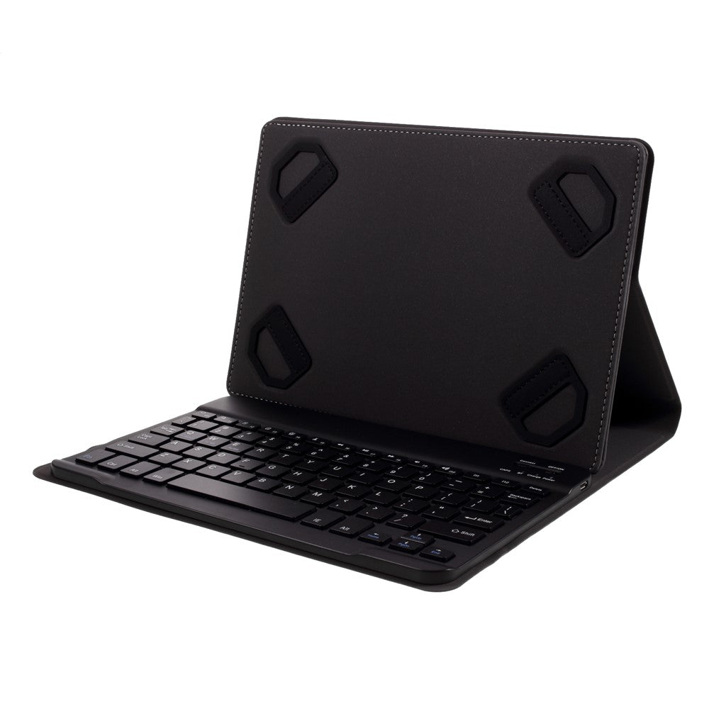 9.7-10 Inch Universal Removable Bluetooth-compatible Keyboard PU Leather Tablet Case (TH10-C) for Android iOS System