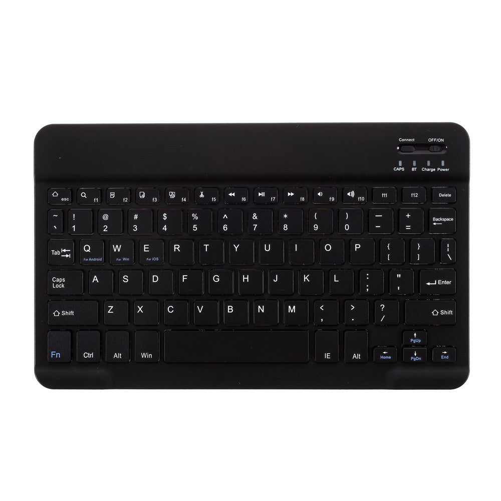 Wireless Bluetooth-compatible Keyboard Leather Stand Cover for Honor Pad 6 / Huawei Mediapad T3 10.1 / C3 10.1 / Enjoy Tablet 2