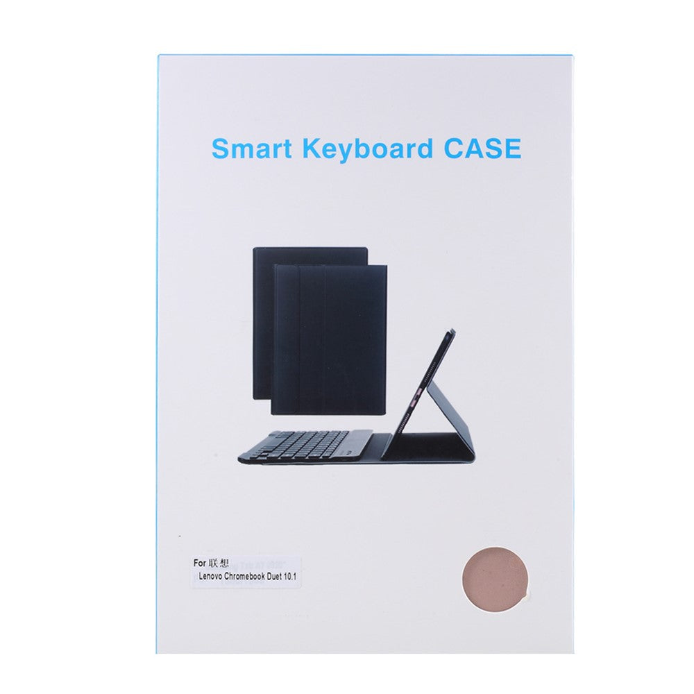 Bluetooth-compatible Keyboard Leather Stand Shell for Lenovo M10 FHD REL TB-X605FC / LC