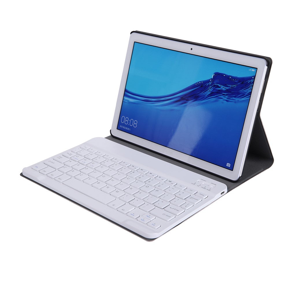 A0T5 Detachable Tablet Bluetooth-compatible Keyboard with Leather Case for Huawei Honor Pad 5 10.1 / Mediapad T5 10.1