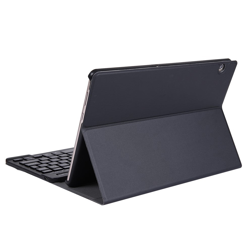 A0T5 Detachable Backlight Bluetooth-compatible Keyboard with Leather Case for Huawei Honor Pad 5 10.1 / Mediapad T5 10.1
