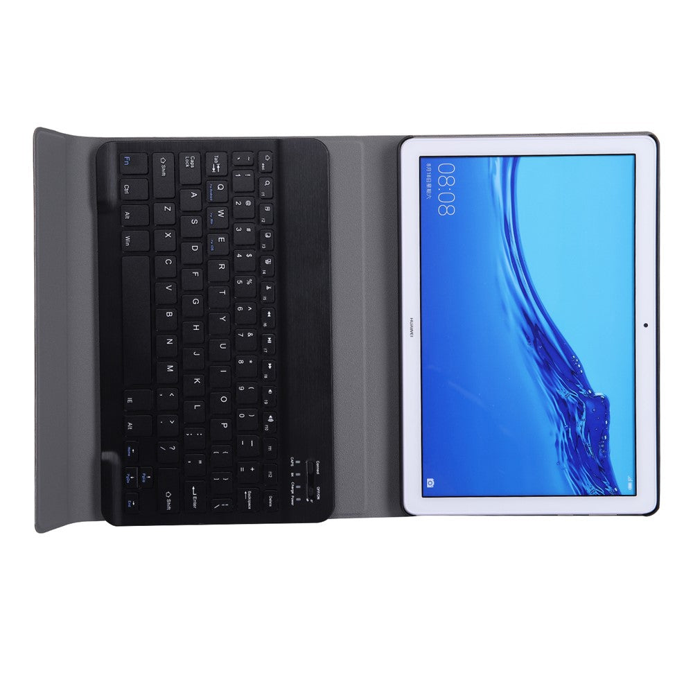 A0T5 Detachable Backlight Bluetooth-compatible Keyboard with Leather Case for Huawei Honor Pad 5 10.1 / Mediapad T5 10.1
