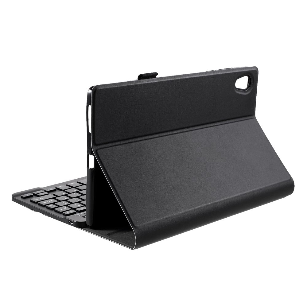 Bluetooth-kompatibelt Tastatur Læder Stand Cover Etui til Lenovo Tab M10 HD Gen 2 X306F