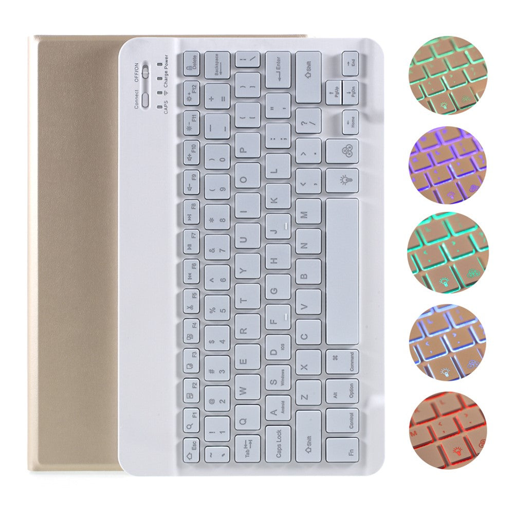 Bluetooth-compatible Backlight Keyboard Leather Stand Case for Lenovo Tab M10 HD Gen 2 X306F