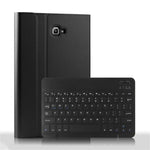 Wireless Bluetooth-compatible Keyboard + Leather Shell For Samsung Galaxy Tab A 10.1 (2016)