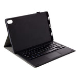 Bluetooth-kompatibelt tastatur med touchpad + beskyttende etui i læder, sæt til Lenovo Tab P11 TB-J606F / Tab P11 5G1