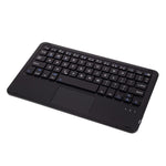 Bluetooth-kompatibelt tastatur med touchpad + beskyttende etui i læder, sæt til Lenovo Tab P11 TB-J606F / Tab P11 5G1