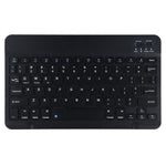 10 Inch Mini Bluetooth-compatible Keyboard USB Rechargeable Wireless Keyboard for iPad Tablet PC