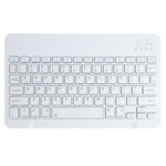 10 Inch Mini Bluetooth-compatible Keyboard USB Rechargeable Wireless Keyboard for iPad Tablet PC