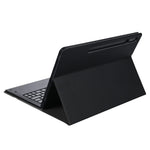 A970B Läderfodral Bluetooth-kompatibelt tangentbord med inbyggd pennplats för Samsung Galaxy Tab S8+ / S7 FE T730 T736 / S7+ 12,4 tum (T970 / T975 2020)