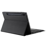 DUX DUCIS 2-i-1 Bluetooth-kompatibelt tastatur Fuld beskyttende læder tablet-standcover til Samsung Galaxy Tab S7/Tab S8