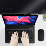 Wireless Bluetooth-compatible Keyboard + Leather Protective Shell For Lenovo Tab P11 Pro J706F / J716F