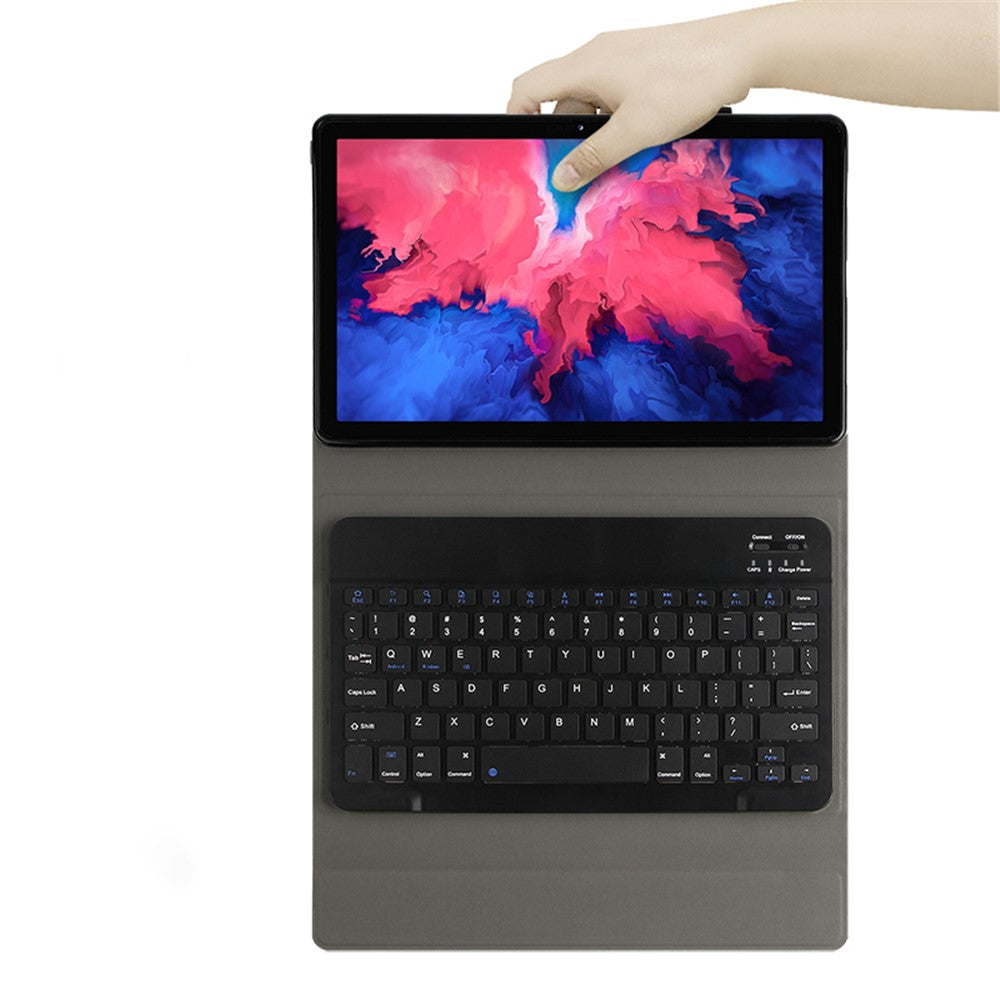 Wireless Bluetooth-compatible Keyboard + Leather Protective Shell For Lenovo Tab P11 Pro J706F / J716F