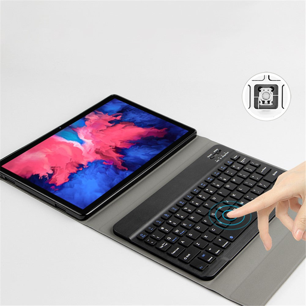 Wireless Bluetooth-compatible Keyboard + Leather Protective Shell For Lenovo Tab P11 Pro J706F / J716F