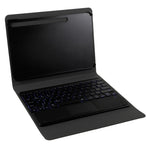 Beskyttende Læderetui + Bærbart Trådløst Bluetooth-kompatibelt Tastatur til Samsung Galaxy Tab S10+ / S9+ / S8+ / S7+ / S7 FE