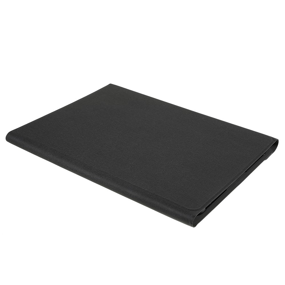 Beskyttende Læderetui + Bærbart Trådløst Bluetooth-kompatibelt Tastatur til Samsung Galaxy Tab S10+ / S9+ / S8+ / S7+ / S7 FE