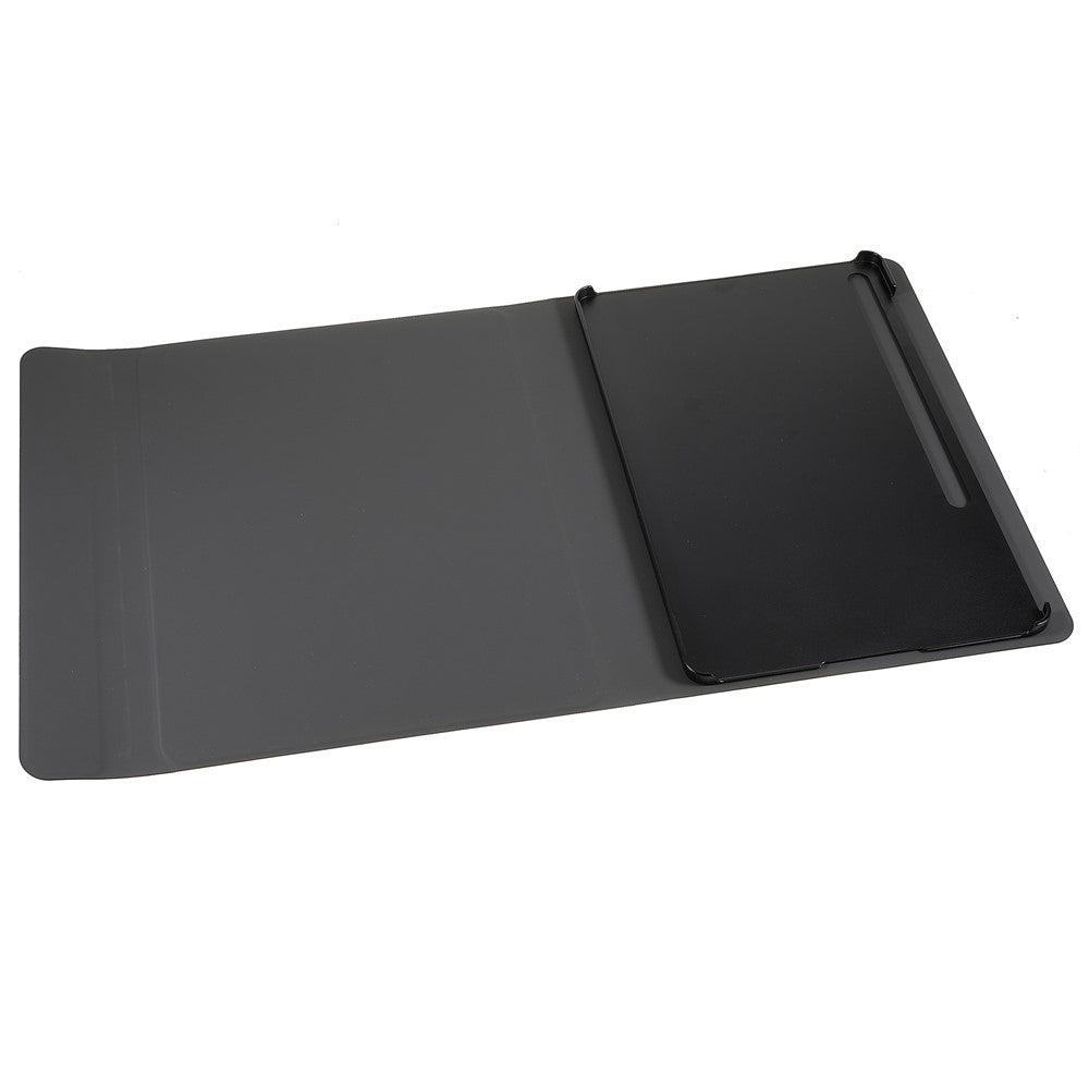 Beskyttende Læderetui + Bærbart Trådløst Bluetooth-kompatibelt Tastatur til Samsung Galaxy Tab S10+ / S9+ / S8+ / S7+ / S7 FE