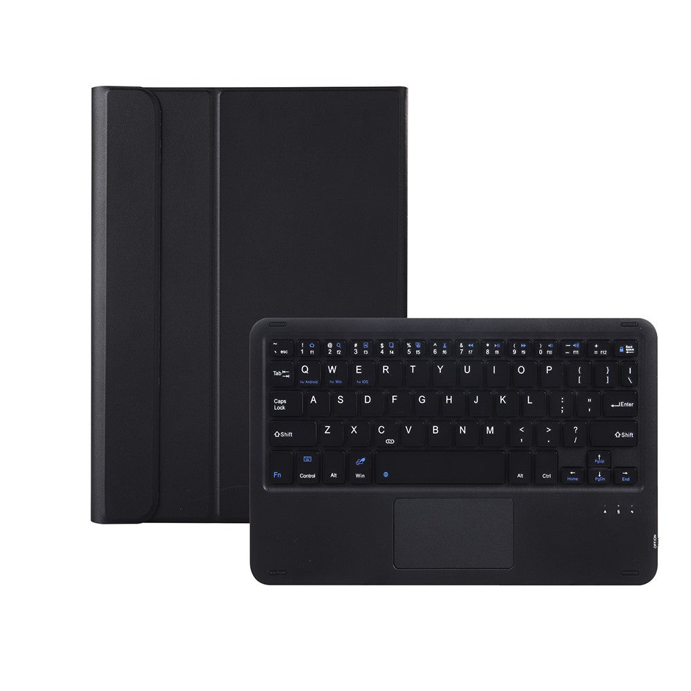 AN05-A for Xiaomi Pad 5 / 5 Pro Touchpad Keyboard Case PU Leather Stand Cover with Detachable Bluetooth-compatible Keyboard